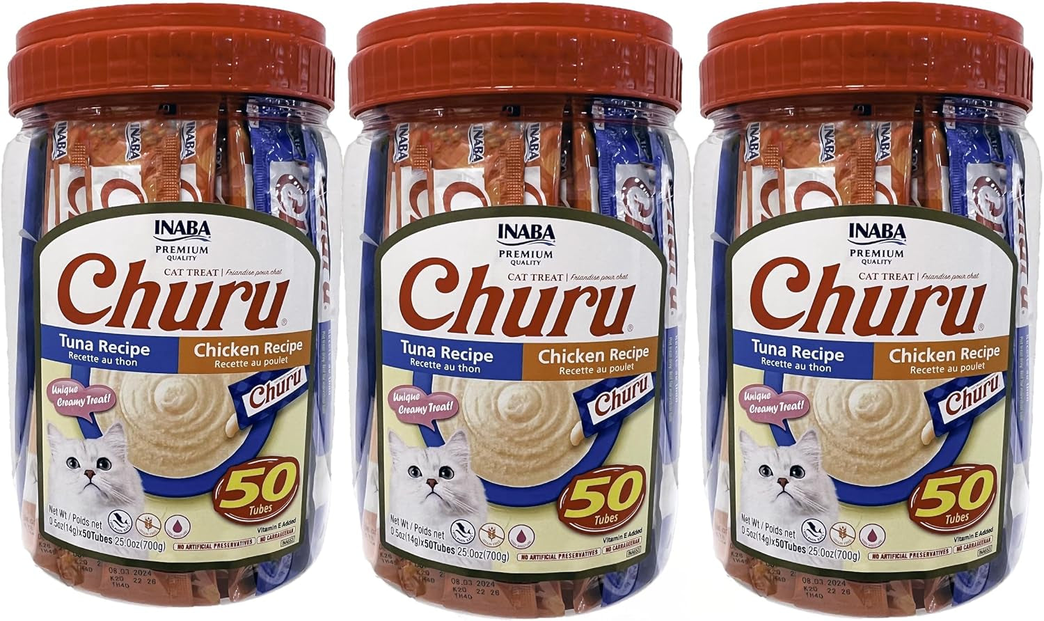 inaba-churu-lickable-grain-free-puree-cat-treats-25-tuna-25-chicken-grain-free-lickable-squeezable-creamy-puree-treat-topper