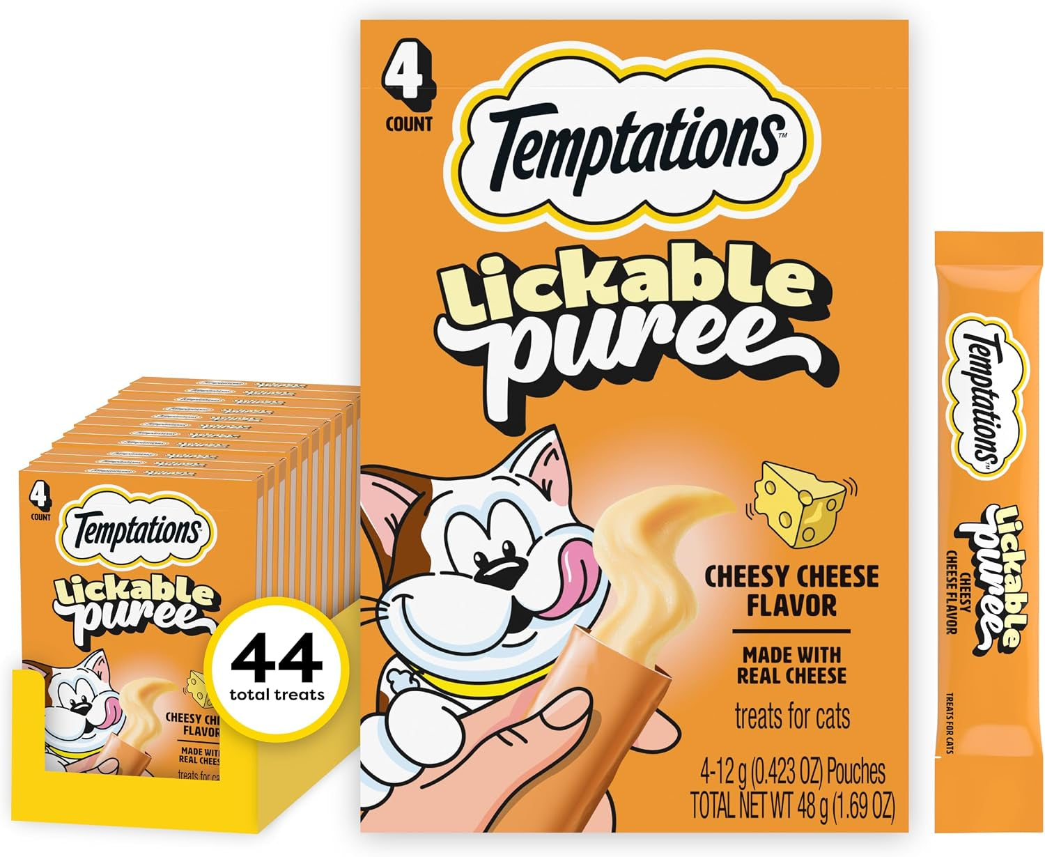 temptations-creamy-puree-squeezable-lickable-cat-treats-wet-cat-treats-with-salmon-0-42-oz-tubes-24-count-packaging-may-vary