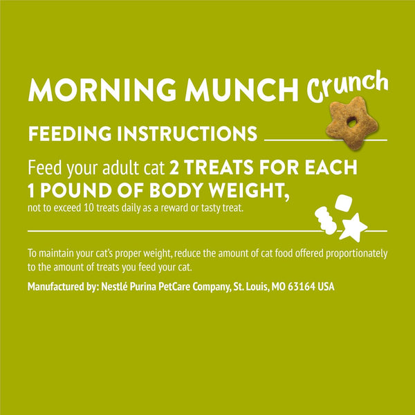 Purina Friskies Party Mix Morning Munch Crunch Egg, Bacon and Cheese Flavors Cat Treats - 30 Oz Canister7