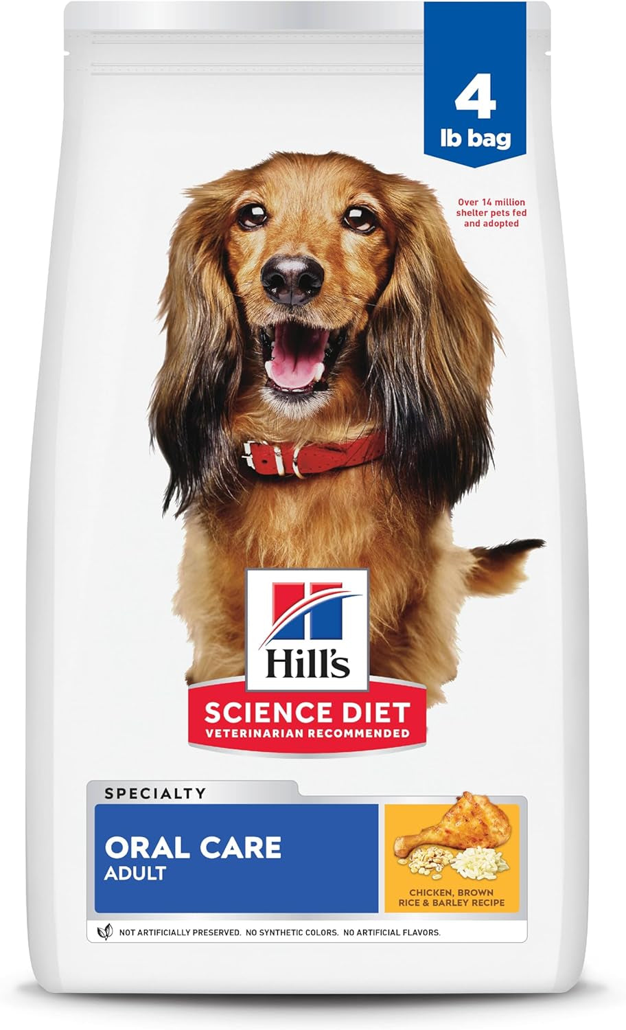 hills-science-diet-adult-oral-care-dry-dog-food-1-veterinarian-recommended-chicken-brown-rice-barley-4-lb-bag