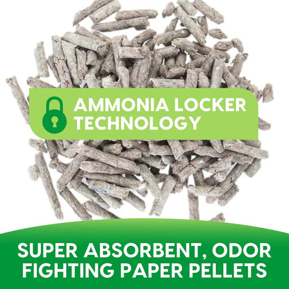 Fresh News Recycled Paper Original Pellet Cat Litter, 25 Pound, Non-Clumping, Unscented, Made in USA4