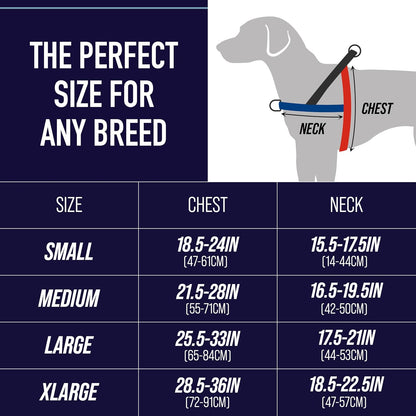 Leash Boss No Pull Dog Harness, Easy Walk for Small, Medium, and Large Pets, Reflective with Rear and Front Clip Attachment (Blanket Pattern, Medium)2