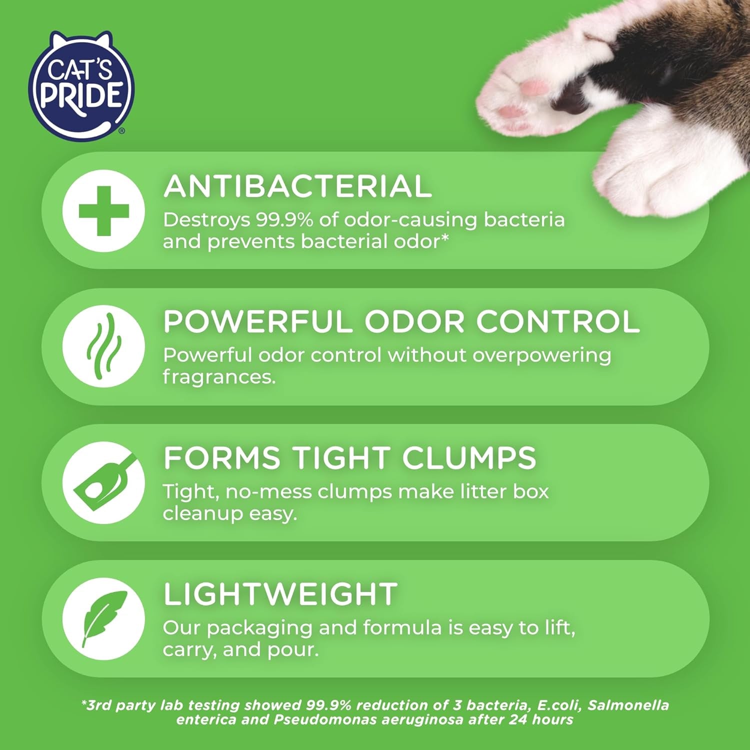 cats-pride-antibacterial-cat-litter-destroys-99-9-of-odor-causing-bacteria-powerful-odor-control-premium-lightweight-clumping-litter-scented-12-pounds