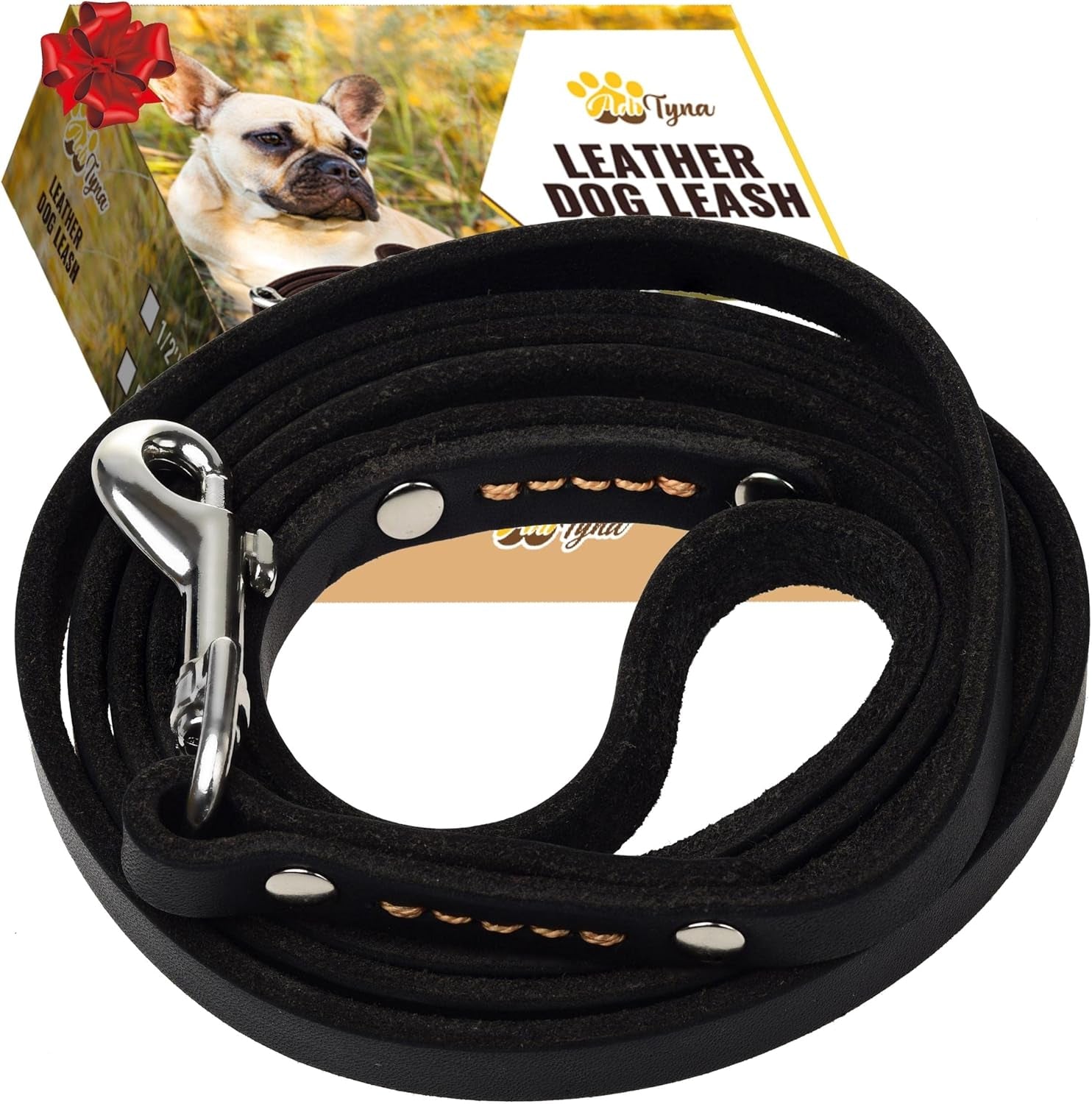 adityna-leather-dog-leash-for-small-medium-dogs-6ft-x-5-8-soft-yet-strong-leather-leash-for-walking-training-hiking-great-for-shih-tzu-poodle-french-bulldog-corgi