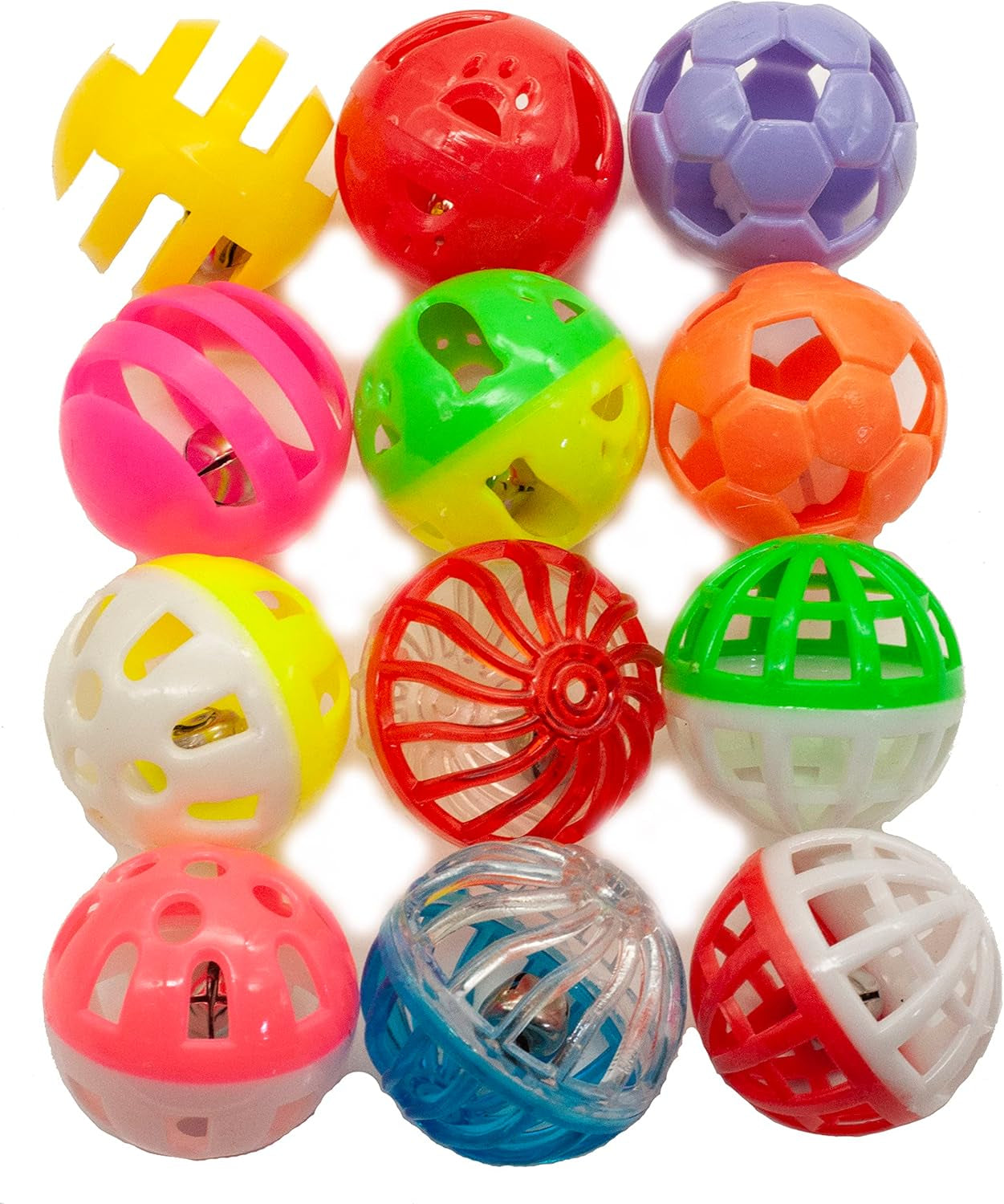 fashions-talk-12pcs-value-pack-plastic-ball-cat-toys-lattice-balls-with-bell-jingle-kitten-toy-gift-box-1-5-6-styles