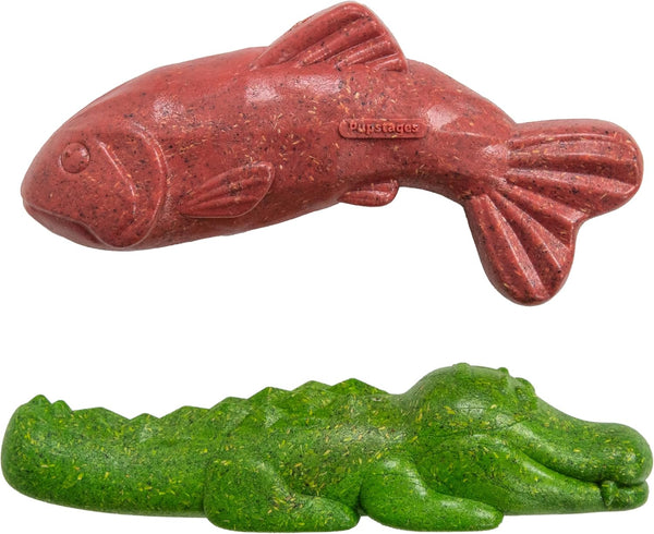 Dogwood Calming Dog Chew Toy – Real-Wood Blend, Moderate Chewers, Medium, 7.5", 2-Pack (Natural & Hemp Flavors)9