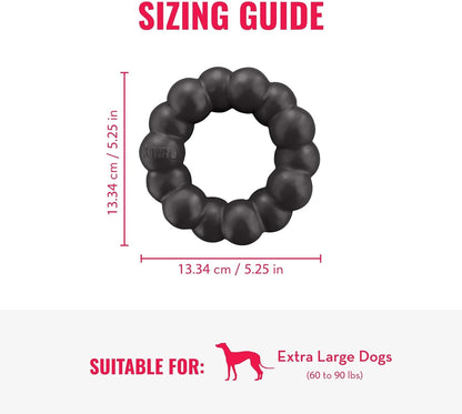 KONG Extreme Ring - Durable Natural Rubber Ring Toy for Healthy Chewing Habits - Chew Toy Supports Dog Dental Health - Dog Toy Supports Instincts during Playtime - for XL Dogs4