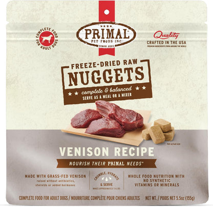 Primal Freeze Dried Dog Food Nuggets, Chicken; Complete Balanced Meal, Topper or Treat; Premium, Healthy, Grain Free, High Protein Raw Dog Food, 14 Oz | Complete & Balanced Nutrition, Meal, Topper or Treat, Grain-Free, High Protein, No Synthetic Vitamins & Minerals24