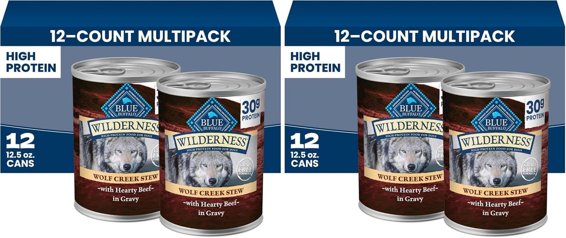 blue-buffalo-wilderness-grain-free-adult-wet-dog-food-wolf-creek-stew-with-hearty-beef-30g-protein-per-can-12-5-oz-can-pack-of-12