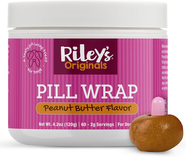 Riley'S Pill Wrap for Dogs - Cheese & Bacon Pill Paste for Dogs - 4.2Oz | Wrap Capsules & Tablets in a Tasty Pocket or Pouch to Mask the Taste – Flavored Treat Paste for Easy Medication Time10