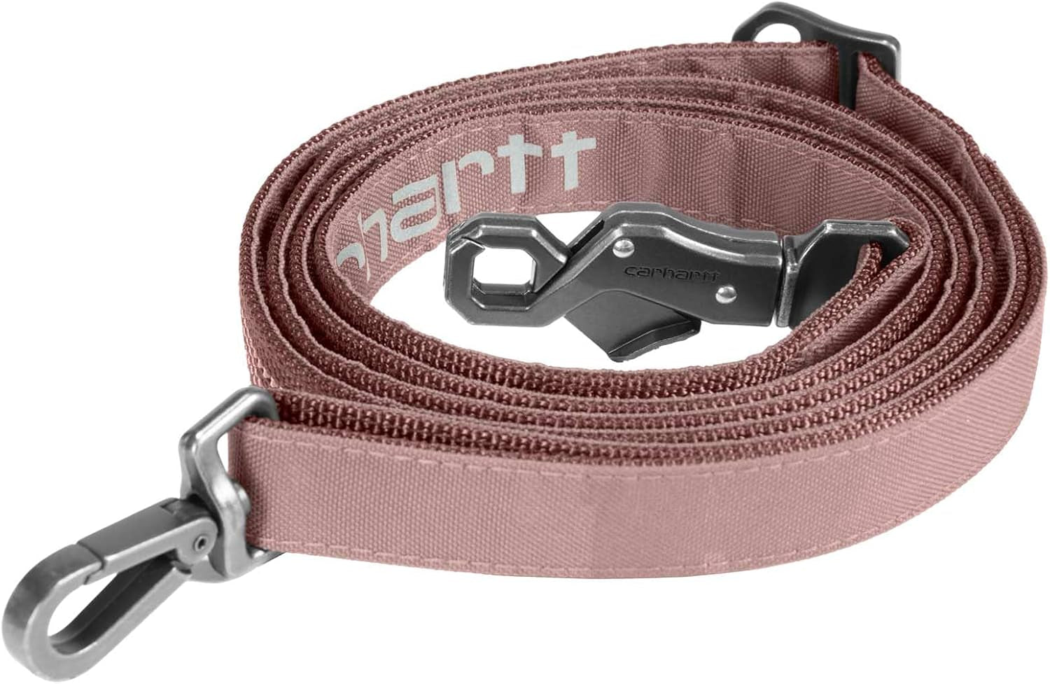 carhartt-field-dog-leash-durable-600-denier-fabric-w-adjustable-metal-d-ring-hardware-rose-tint-large