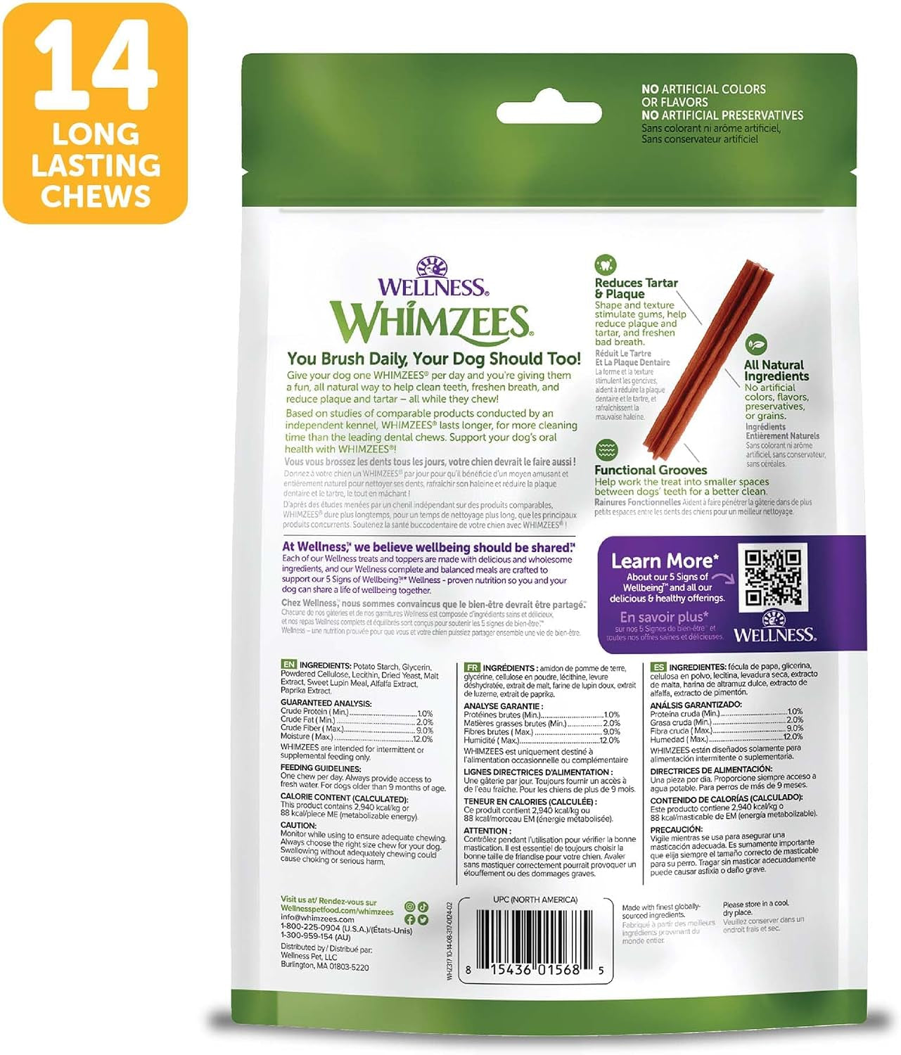 whimzees-wellness-stix-natural-dog-dental-treat-chews-freshens-breath-medium-size-sticks-14-81-oz-bag-14-count