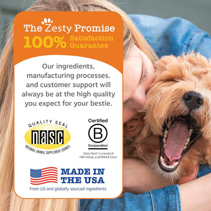 Zesty Paws Scoot Away Soft Chews - Healthy Bowel Function with Bromelain, Vita Fiber for Dogs, & Dandelion Root for Dog Digestive Support and Gut Health - 90 Soft Chews7