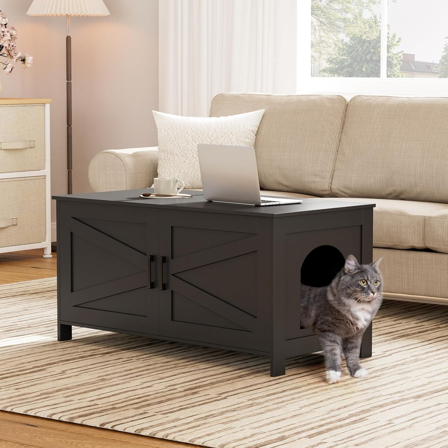 homhedy-39-4-l-cat-litter-box-enclosure-with-barn-door-black-wooden-cat-washroom-furniture-cat-house-pet-storage-cabinet-dog-proof-fit-most-of-litter-box-farmhouse-style