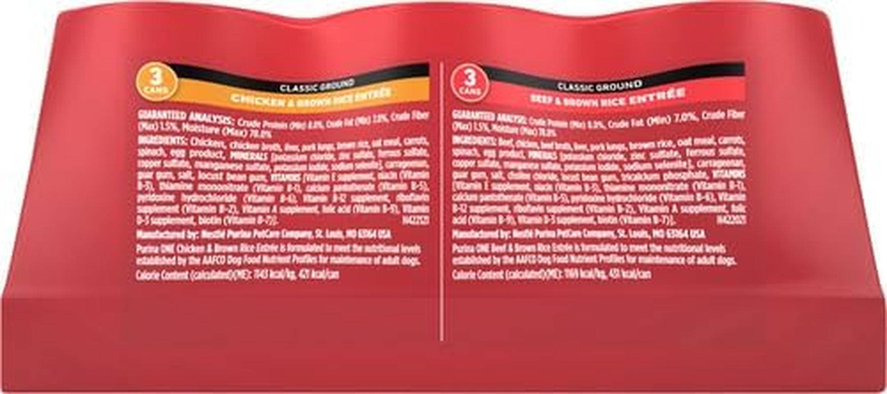 purina-one-classic-ground-chicken-and-brown-rice-and-beef-and-brown-rice-entrees-wet-dog-food-variety-pack-pack-of-6-13-oz-cans