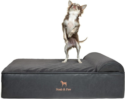 NOAH & PAW Large Dog Bed, 35X25X8.7 Inch, Orthopedic Dog Beds, Eggshell Memory Foam Infused with Cooling Gel, Water Resistant, Machine Washable, Includes Inner Cover (Velvet Collection)14