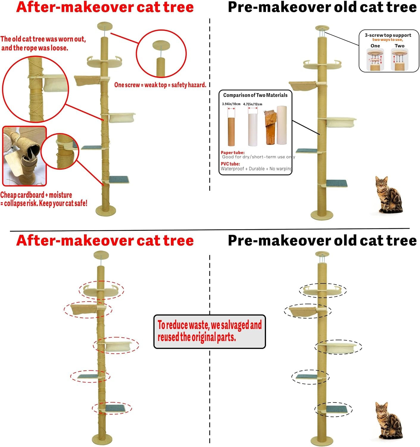 floor-to-ceiling-cat-scratching-post-tree-adjustable-height-40in-120in-tall-pvc-cat-climbing-pole-sturdy-cat-activity-tower-for-indoor-cats-to-climb-scratch-play