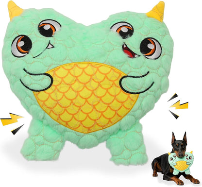 Bite Force Dog Toy - Large Durable & Strong Plush Orange Monster Dog Toy, Kevlar-Reinforced for Aggressive Chewers19