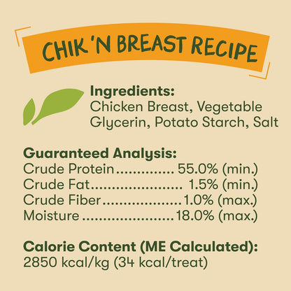 Pet 'N Shape Chik 'N Breast Jerky Dog Treats - 1 Pound7
