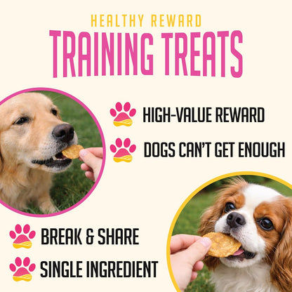 Sitstay Chicken Chips Dog Treats, Chicken Chips for Dogs - Single Ingredient Dog Treats - Dehydrated, 80% Protein Low Fat - Training Rewards - All Breeds & Life Stages - Made in USA - 4 Oz3