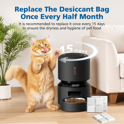 15 Pack Pet Food Desiccant Bags for Petlibro Automatic Cat Dog Feeders | Keep Pet Food Dry and Fresh, for Model PLAF001, PLAF101, PLAF005, PLAF006, PLAF103, PLAF2037