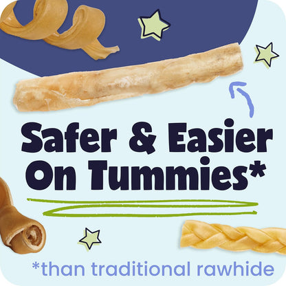 Pawstruck Natural Large 12" Beef Collagen Sticks for Dogs – Long-Lasting Rawhide Alternative, High Protein Treats with Chondroitin & Glucosamine – 5 Pack4