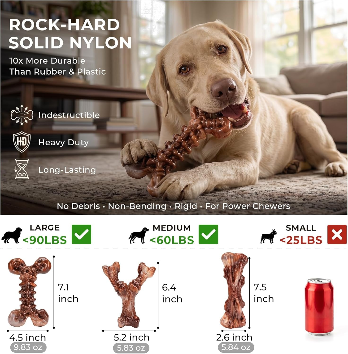 kseroo-3-pack-indestructible-dog-chew-toys-for-aggressive-chewers-25-90lbs-bacon-flavored-rock-hard-solid-nylon-dog-bones-for-medium-large-breeds-keeps-them-busy-dental-textured-long-lasting-xl
