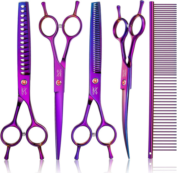 JASON Grooming Scissors for Dogs - Sharp Thinning Dog Shear with Muffler Pad, Stainless Steel Dog Grooming Shears Professional Texture Scissors for Pets Christmas Gift6