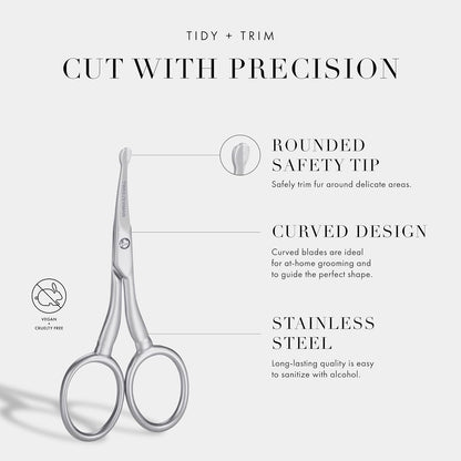 Tweezerman Pet Grooming Scissors-Rounded Tip Trimming Scissor for Dogs/Cats8