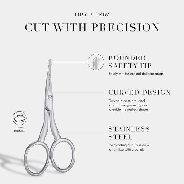Tweezerman Pet Grooming Scissors-Rounded Tip Trimming Scissor for Dogs/Cats8
