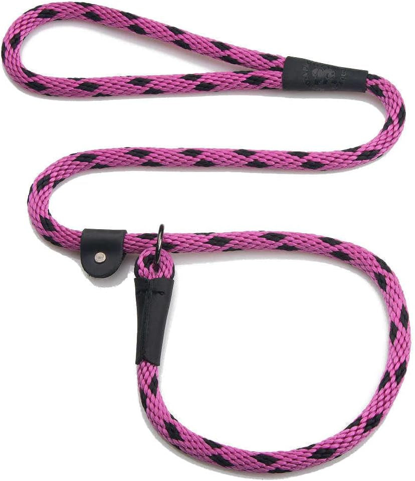 mendota-pet-slip-leash-dog-lead-and-collar-combo-made-in-the-usa-mocha-3-8-in-x-6-ft-for-small-medium-breeds