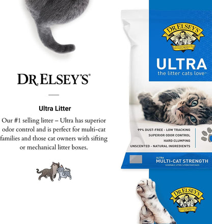 Dr. Elsey'S Ultra Unscented Clumping Clay Cat Litter 40 Lb. Bag6