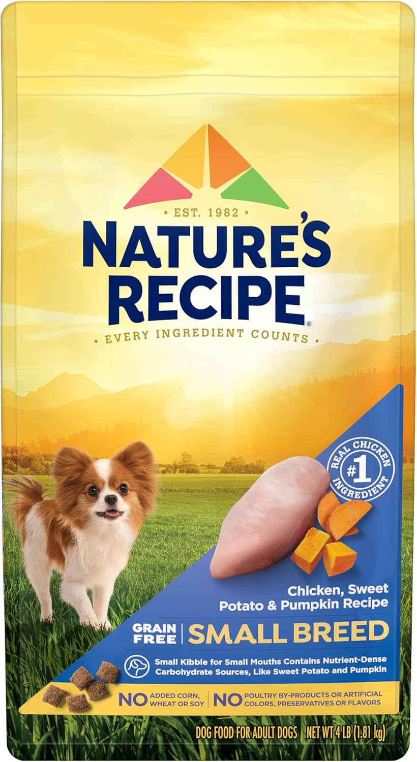 natures-recipe-grain-free-small-breed-dry-dog-food-chicken-sweet-potato-pumpkin-recipe-4-lb-bag