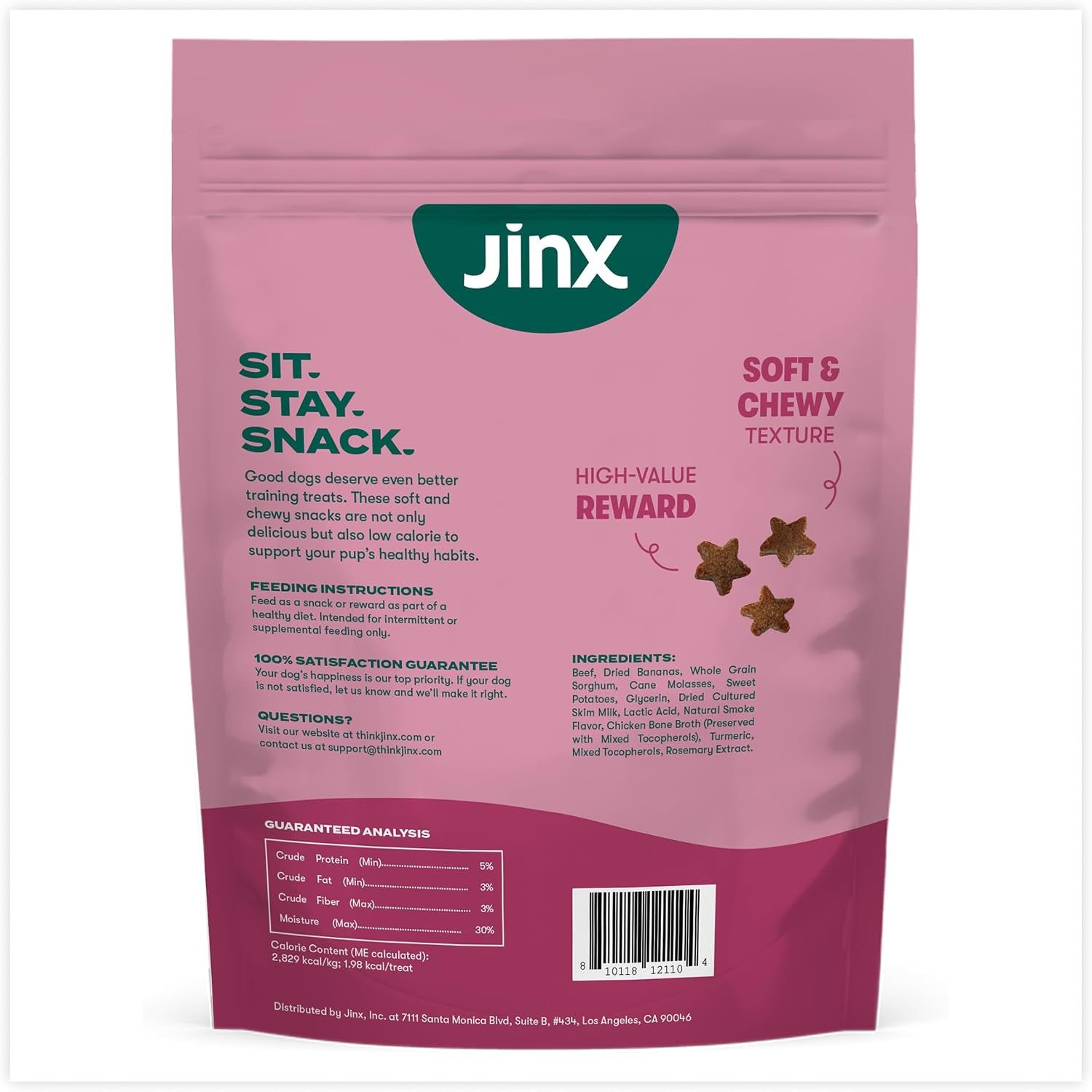 jinx-dog-training-treats-bite-sized-training-treats-for-dogs-beef-4oz-2-pack-healthy-dog-treats-training-with-grass-fed-beef-vitamins-for-immunity-no-fillers-for-puppies-adults-seniors