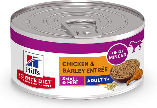 Hill'S Science Diet Adult 7+ Small & Mini Wet Dog Food | #1 Veterinarian Recommended, Chicken & Vegetables, 3.5 Oz. Trays, 12-Pack12