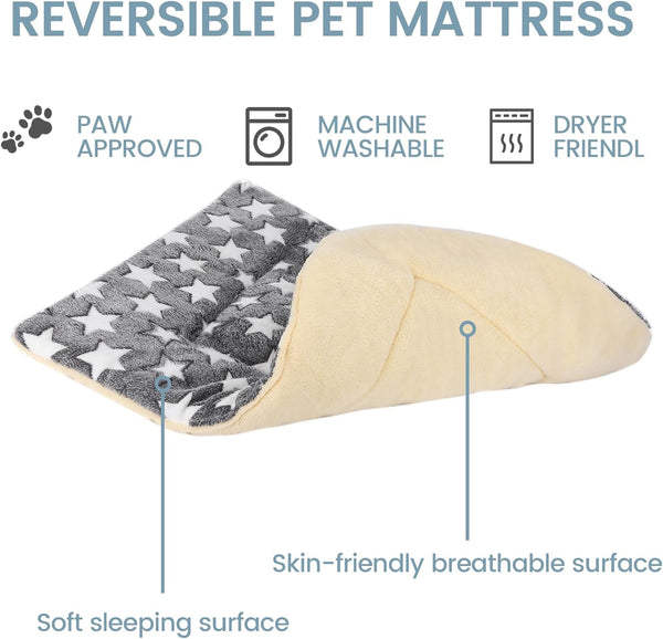 Dog Bed Pet Mat Dog Box Mat Machine Washable Grey (39X28X1.5In)3