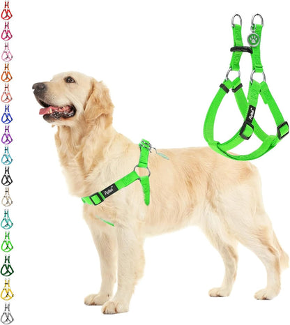 PUPTECK No Pull Dog Harness Soft Adjustable Basic Nylon Step in Puppy Vest Outdoor Walking with ID Tag25