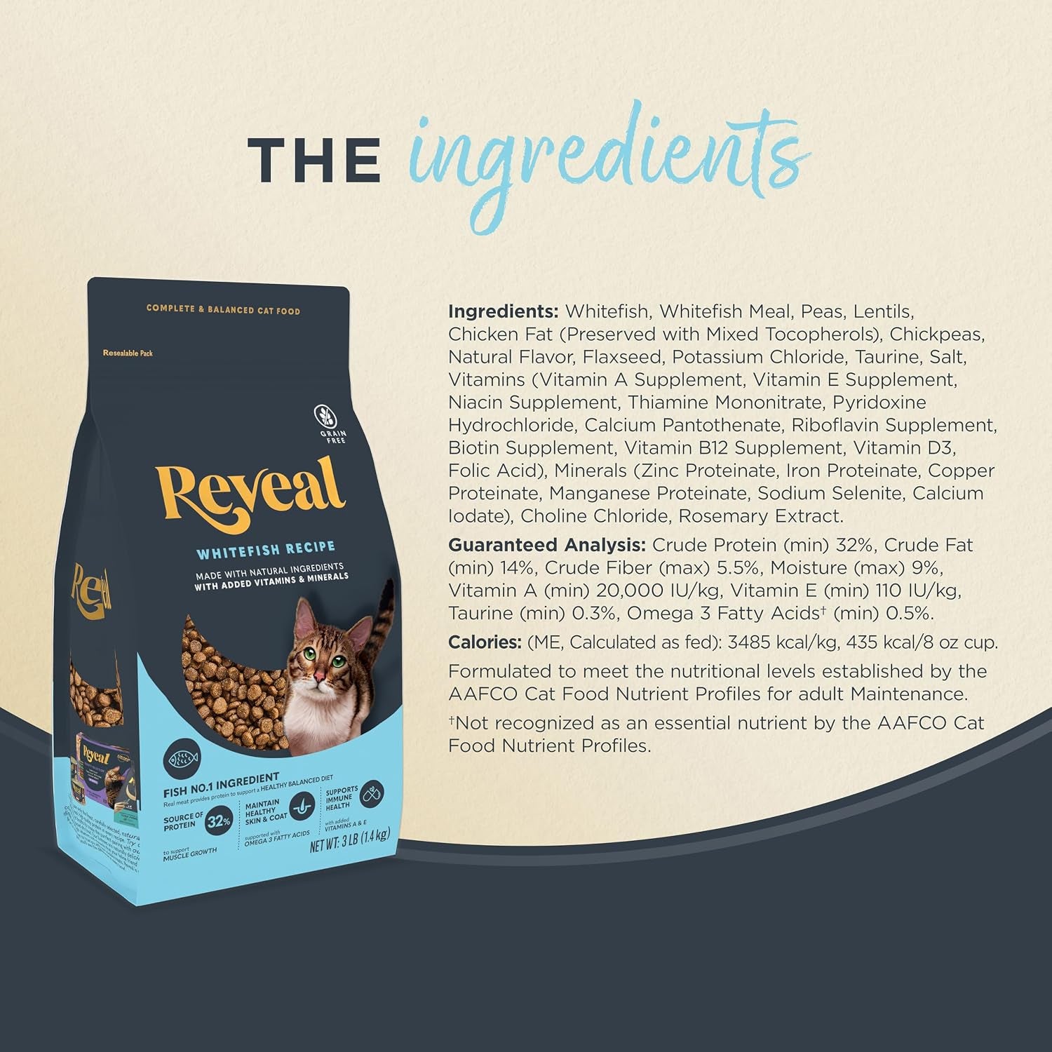 reveal-whitefish-grain-free-complete-dry-cat-food-3-lb-bag-high-quality-protein-grain-free-omega-3-fatty-acids-for-healthy-skin-coat-added-vitamins-minerals-complete-balanced
