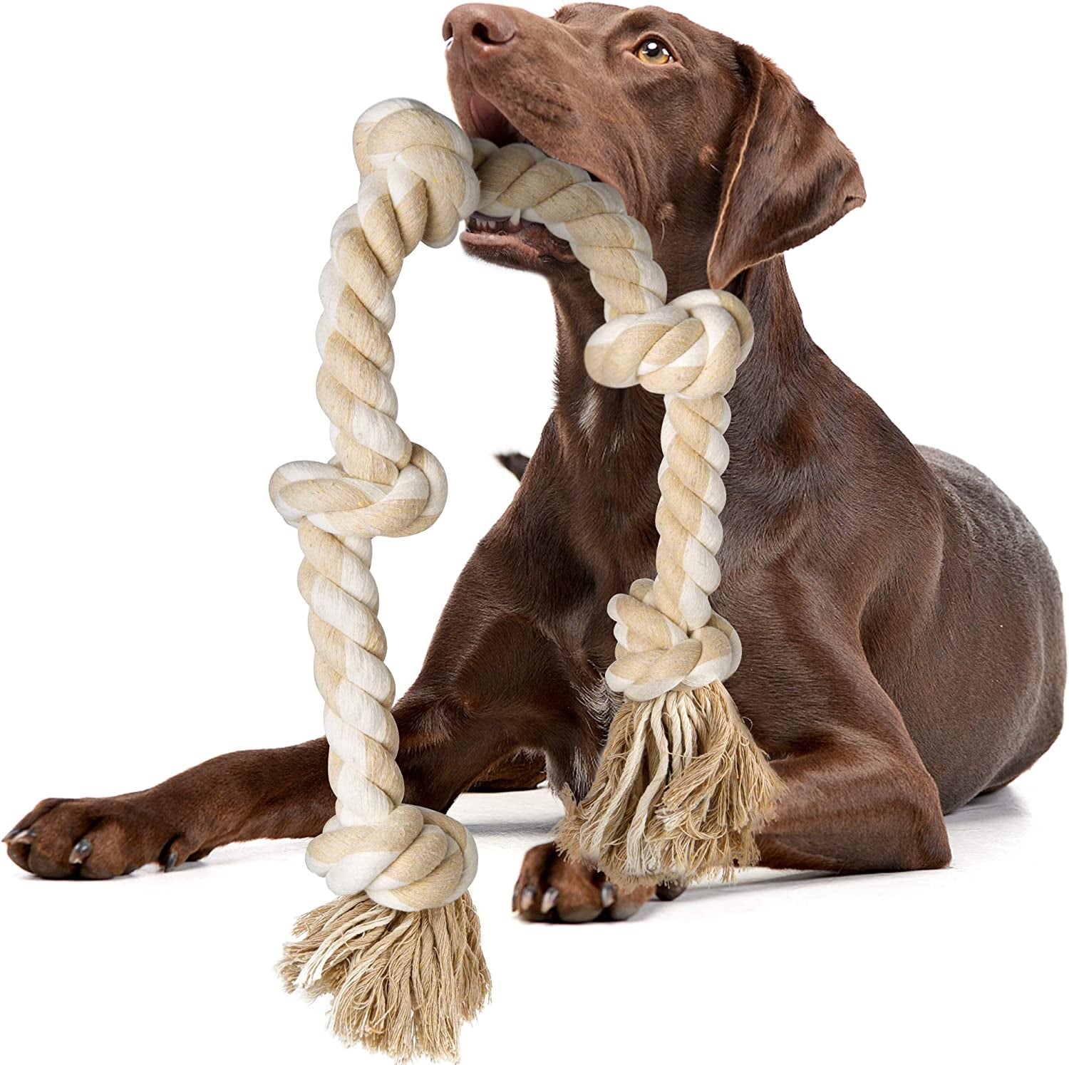 fida-dog-rope-toys-for-large-medium-aggressive-chewers-tough-cotton-chew-toy-3-feet-5-knots-indestructible-tug-of-war-dog-pull-rope-teeth-cleaning