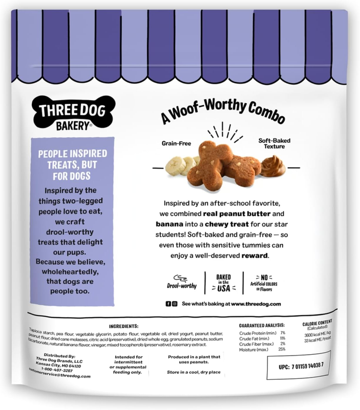 three-dog-bakery-woofers-peanut-butter-banana-dog-treats-36-oz-bag-grain-free-soft-baked-dog-treats