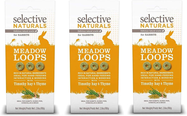 Supreme Petfoods 3 Pack of Selective Naturals Meadow Loops, 2.8 Ounces Each, with Timothy Hay and Thyme1
