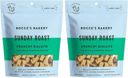 Bocce'S Bakery Birthday Cake Flavor Crunchy Biscuits Dog Treats, 5 Oz | Oven Baked, Wheat-Free Everyday Dog Treat Biscuits - Made with Real, Limited Ingredients and Baked in the USA17