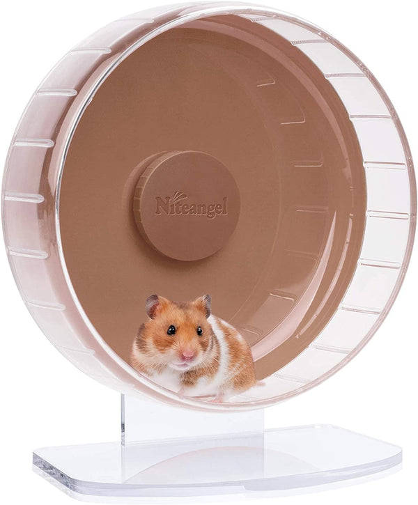 Niteangel Super-Silent Hamster Exercise Wheels: Quiet 10 Inch Running Wheel | Can 10.6-13.4" Adjustable Height - No Bend Back Spinner Running for Dwarf Syrian Hamster Gerbils Mice or Other Small Animal20
