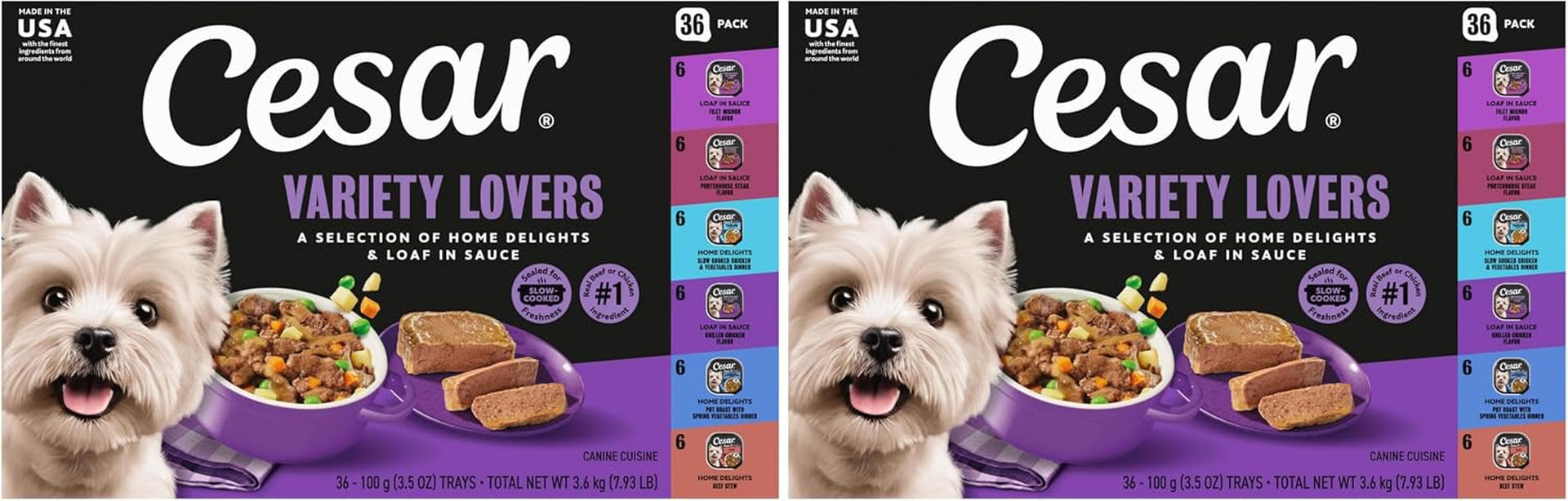 cesar-wet-dog-food-steak-lovers-variety-pack-3-5-oz-36-count-real-meat-1-ingredient-easy-peel-trays-100-complete-balanced-no-fillers-no-added-sugar-no-artificial-flavors