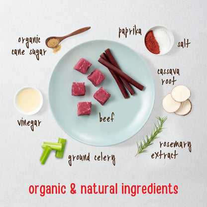 Full Moon All Natural Human Grade Dog Treats, Essential Beef Savory Sticks, 22 Ounce, 1.375 Pound (Pack of 1) | Human Grade, No Corn, No Wheat, No Soy, Glycerin Free, Made in the USA3
