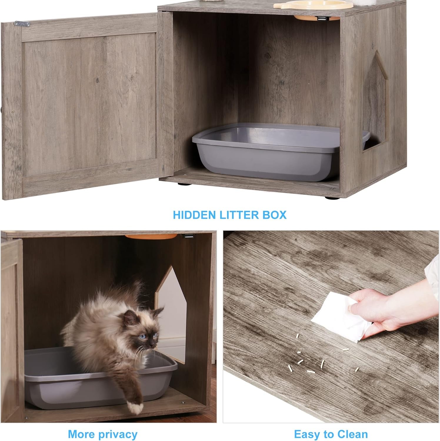 hey-brother-cat-tree-tower-litter-box-enclosure-food-station-mpj100sg-47-24-inches-wooden-all-in-one-cat-house-large-hammock-bed-scratching-posts-modern-style-for-indoor-cats-rustic-gray