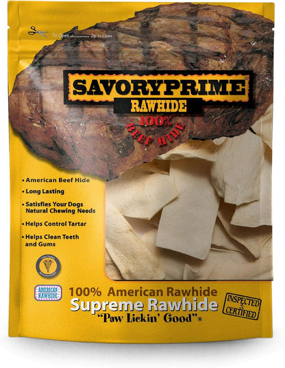 Savory Prime 1-Pound Rawhide Chips Beef5