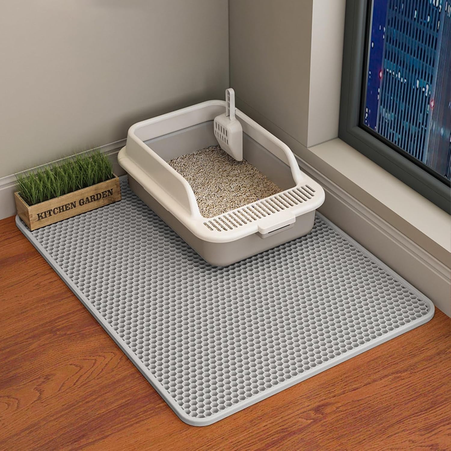hcy-wld-cat-litter-mat-45x26-35x24-30x22-24x18-inch-double-layer-cat-litter-box-mat-eva-non-slip-waterproof-urine-proof-cat-litter-catcher-mat-easy-clean-scatter-control-35x24-inch-khaki