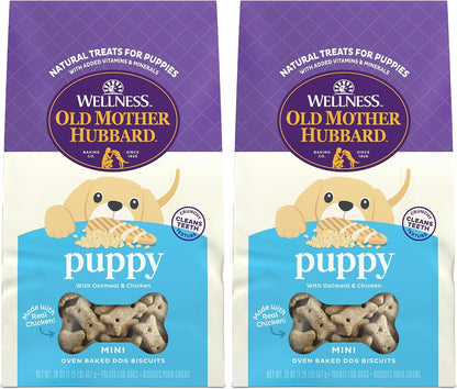 Old Mother Hubbard Wellness P-Nuttier Dog Biscuits, Natural, Training Treats, Peanut Butter Flavor, Mini Size, (20 Ounce Bag)28