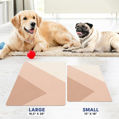 Large Dog Mat for Food and Water, Cat Feeding Mat | Large Waterproof Dog Bowl Mat | Non-Slip Pet Food Mat for Floors | Pet Mats for Food and Water | Easy to Clean5